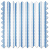 Lace Stripes, Vintage Blue - Twist&Fit Roman Blind